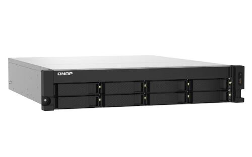 QNAP TS-832PXU - Serveur NAS - 8 Baies - rack-montable - SATA 6Gb/s - RAID 0, 1, 5, 6, 10, 50, 60, JBOD - RAM 4 Go - Gigabit Ethernet / 2.5 Gigabit Ethernet / 10 Gigabit Ethernet - iSCSI support...