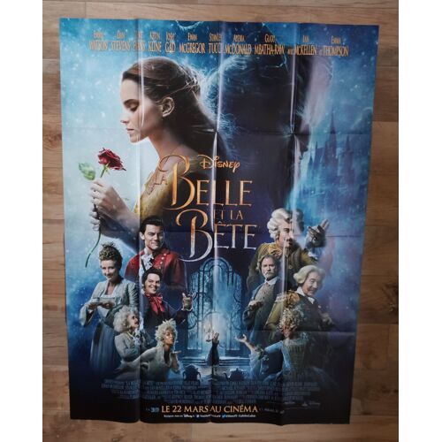 Affiche Film 120x160 Cm La Belle Et La Bete (Disney)