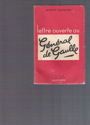 Lettre Ouverte Au Général De Gaulle