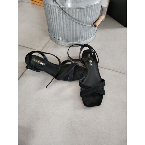 Sandales Noires 37 Mango