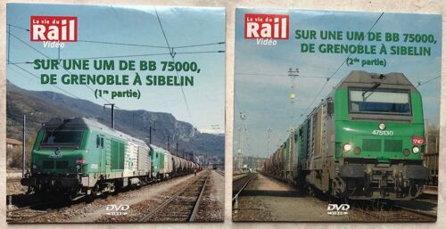 La Vie Du Rail - Dvd - Sur Une Um De Bb 75000 De Grenoble À Sibelin - Parties 1 Et 2