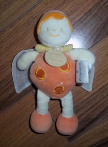 Doudou Papillon  Bonhomme Garcon Abricot Saumon Doudou Et Compagnie & Compagnie Cnie 16cm Coccinelle Lutin Ailes