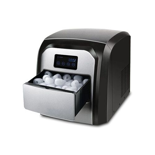 Machine à glaçons avec Écran de contrôle LCD 150W gris noir