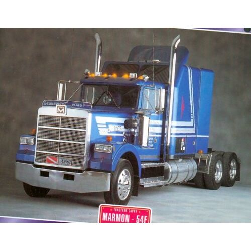 Camions : Fiche Éditions Atlas Marmon 54f (Recto: Photo, Verso: Notes Techniques)
