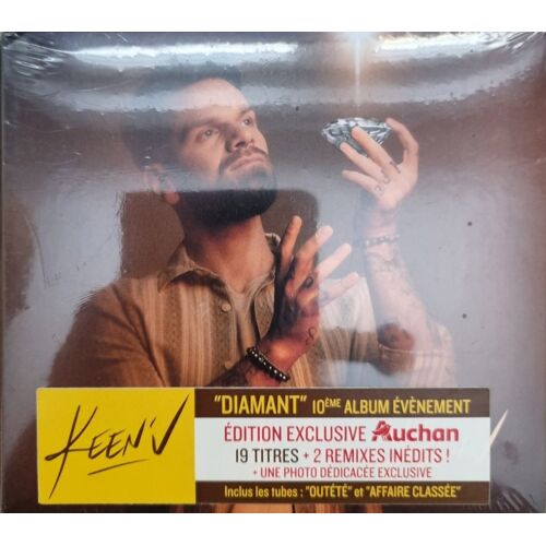Keen'v - Diamant (Version Exclusive Auchan) - 19 Titres + 2 Remix Inédits Et Une Photo Dédicacée - (Cd Album)