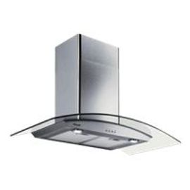 Brandt AD1070X - Hotte - hotte décorative - largeur : 90 cm - profondeur : 50 cm - evacuation & recyclage - acier inoxydable