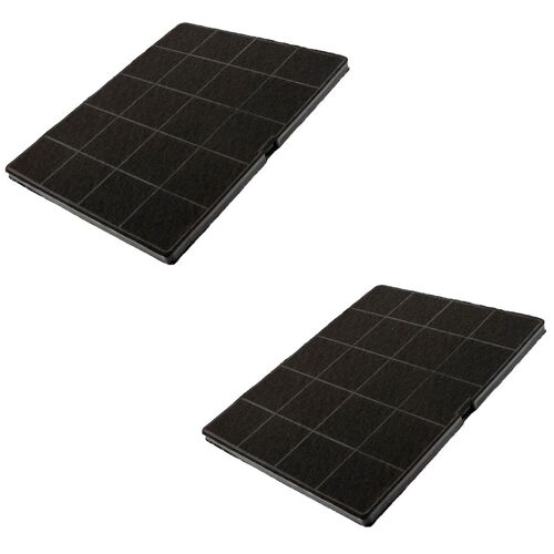 Lot de deux filtres charbon 235X190X10 mm - Hotte (33005521 )