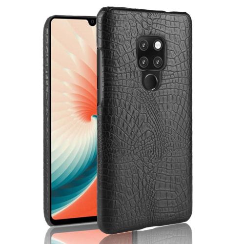 Classique Élégant Étui Pour Huawei Mate 20 X Housse De Protection Compatibilité Mode Classique D'alligator Anti Éraflure - Noir