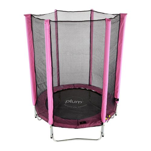 Trampoline Plum Junior Avec Filet De Sécurité Rose 4ft