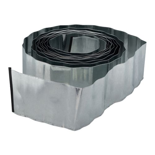 Relaxdays Bordure De Jardin Métal, Clôture Gazon 10 M, Massif, Potager, Parterre, Pelouse