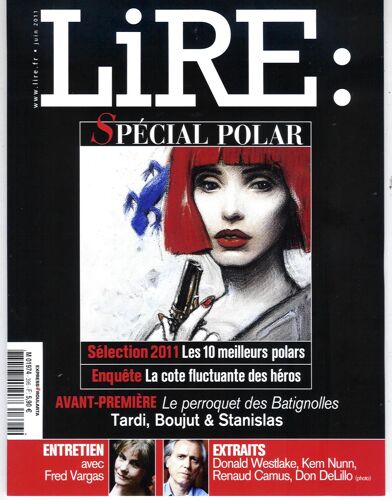 Lire N°396: Special Polar/ Vargas/ Hayder/ Soljenitsyne/ Nunn/ Djian/ Celine/ Rembrandt/ Cheever