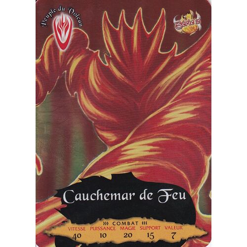 Carte Brillante Gormiti N° 76 " Cauchemar De Feu ", À  Collectionner