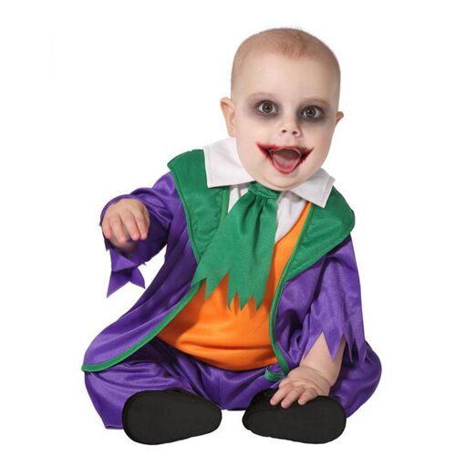 Déguisement Petit Clown Fou Bébé - Taille: 24-30 Mois (95 Cm)