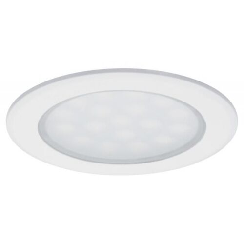 Paulmann - Kit De 2 Spots Led De Meuble Ã  Encastrer Rond Chrome 2 X 2,5w  - Gris