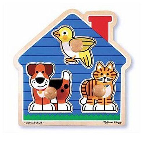 Encastrement 3 Pièces En Bois - Animaux De Compagnie