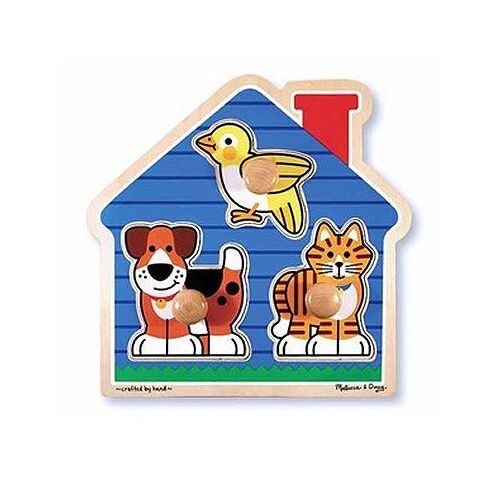 Encastrement 3 Pièces En Bois - Animaux De Compagnie