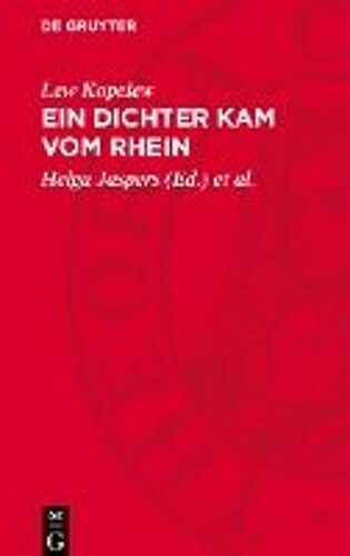 Ein Dichter Kam Vom Rhein