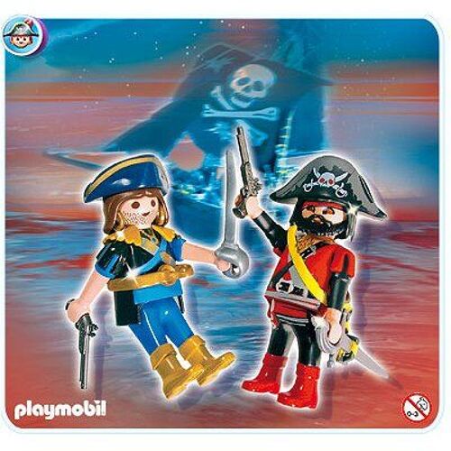 Playmobil Pirates 5814 - Duo Pirate Et Corsaire