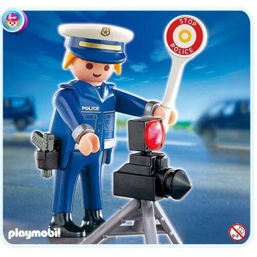 Playmobil Special Plus 4902 - Policier Avec Radar