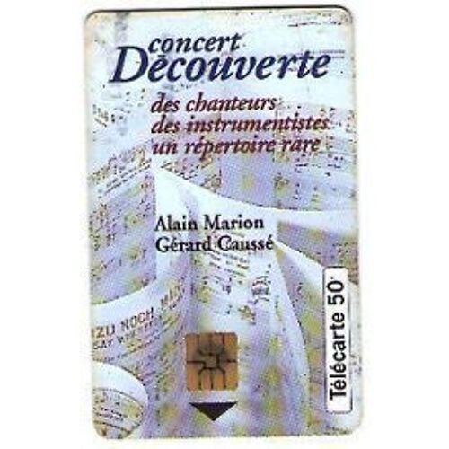 Télécarte France Telecom - Concert Découverte - 1993 - 50 Unités