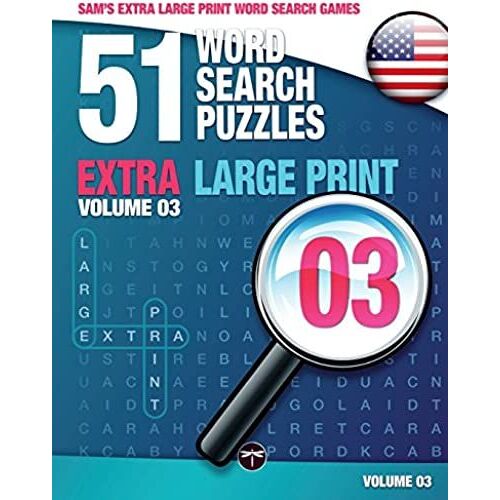 Sam's Extra Large-Print Word Search Games