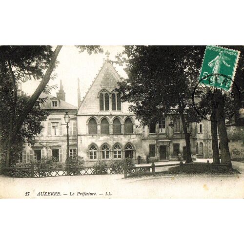 Carte Postale Ancienne, France, Yonne ( 89 ), Auxerre, La Préfecture