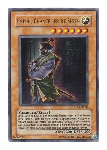 Enishi, Chancelier De Shien - Yu-Gi-Oh! - Glas-Fr032 - Ur