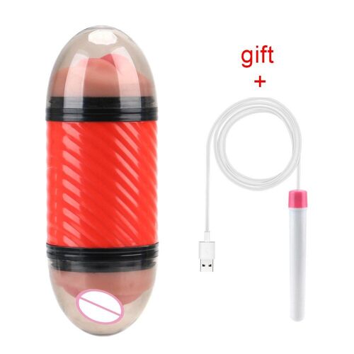 Vagin Anal Jouets Doux Gorge Profonde Chatte Vagin Masturbateur Avec Tige Chauffante Mâle Masturbateur Réaliste 3d Jouets Sexuels Pour Hommes