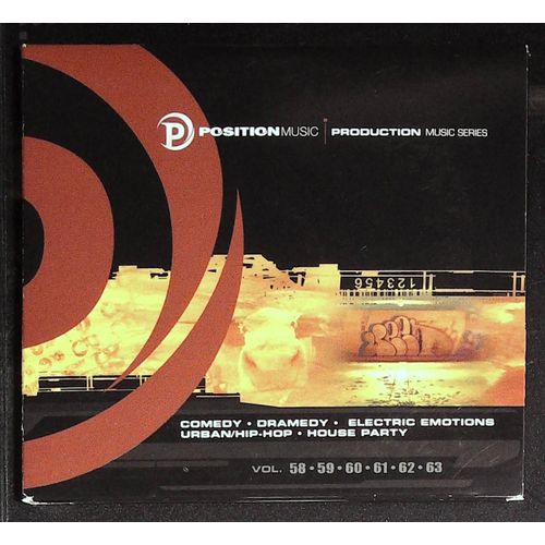 2 Dvd Illustration Musicale Position Music : Comedy, Dramedy, Electric Emotions, Urban/Hip Hop, House Party 90 Titres Vol 58 À 63 Tyler Bacon Los Angeles