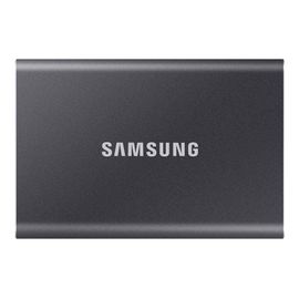 Samsung T7 MU-PC4T0T - SSD - chiffré - 4 To - externe (portable) - USB 3.2 Gen 2 (USB-C connecteur) - AES 256 bits - gris