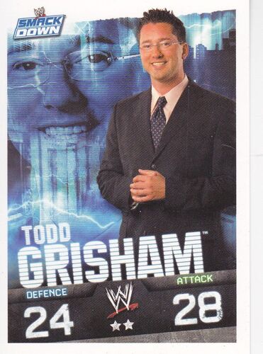 Carte Slam Attax Evolution " Todd Grisham ", À Collectionner