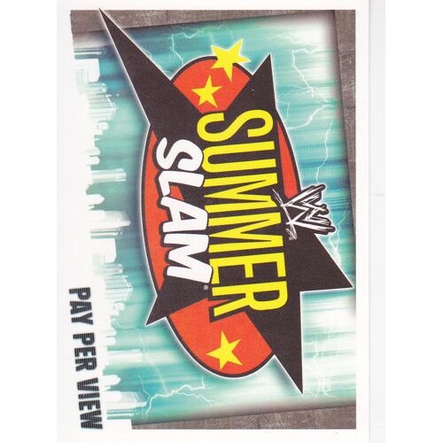 Carte Slam Attax Evolution " Summer Slam ", À Collectionner