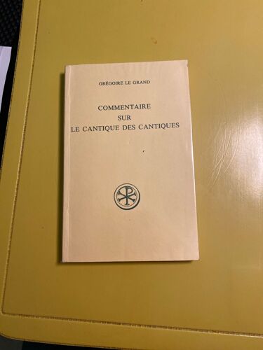 Commentaire Sur Le Cantique Des Cantiques