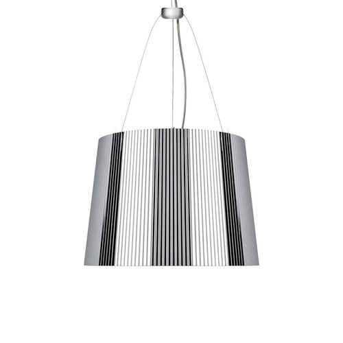 Kartell Lampe À Suspension Gé Ge (Chrome - Polycarbonate 2.0 À Partir De Matière Première Renouvelable)