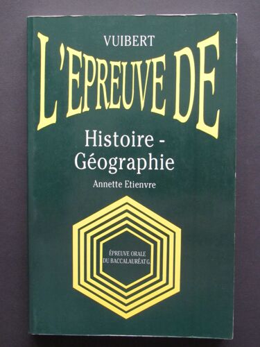 Histoire-Géographie - Épreuve Orale Du Baccalauréat G