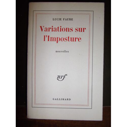 Variations Sur L'imposture. Nouvelles