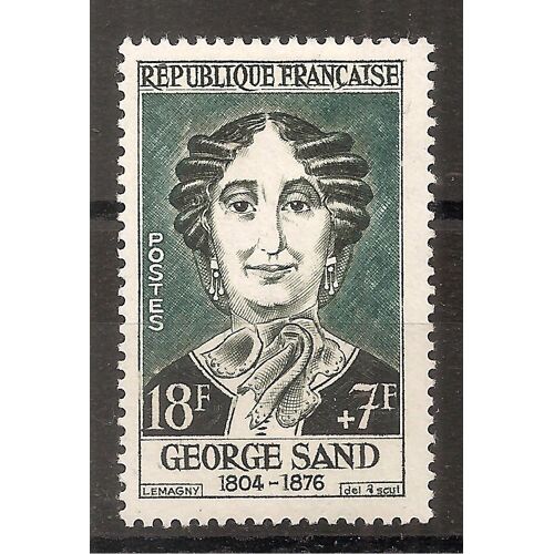 1112 (1957) Georges Sand N** (Cote 5,25e) (7152)