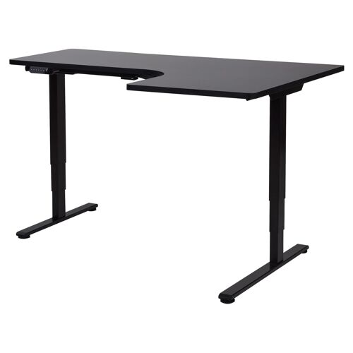 Table À Hauteur Ajustable Électrique Côté Droit Noir Destines