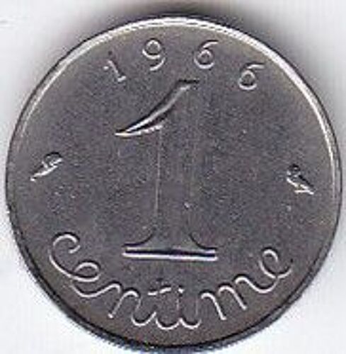France 1 Centime 1966