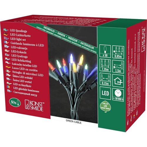 Mini Guirlande Lumineuse Konstsmide 6303-520 Led Multicolore 1 Pc(S)