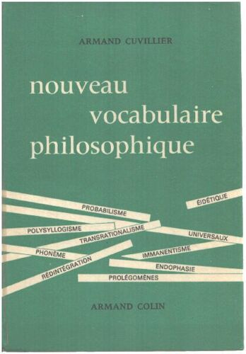 Nouveau Vocabulaire Philosophique