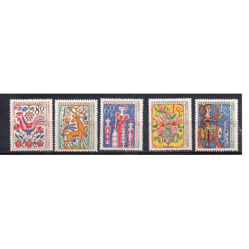 Tchécoslovaquie- Lot De 5 Timbres Neufs Unesco