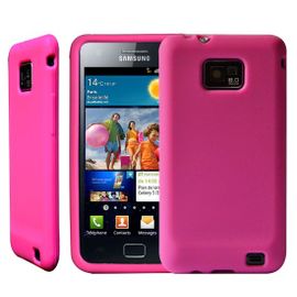 Housse Étui Coque Gel Silicone Pour Samsung Galaxy S 2 Ii I9100 + Film Protecteur D'écran