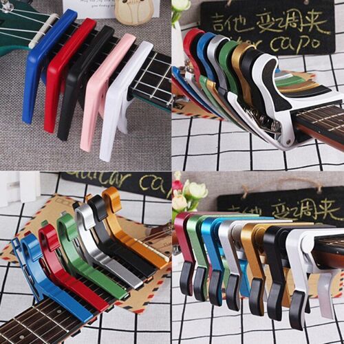 Pince Accordeur De Guitare En Alliage D'aluminium Capo De Déclenchement Professionnel Pour Instruments De Musique Électriques Acoustiques Accessoires De Guitare