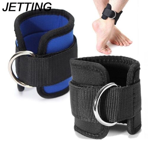 1pc Réglable Cheville Garde Sangle D-Ring Jambe Poids Levage Jambes Force Récupération Entraînement Fitness Protection