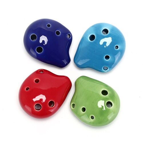 Flûte 6 trous Soprano C céramique Flauta Ocarina du temps Mini Ocarina flûte Instruments de musique jouet enfant