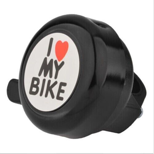 Son Clair Mignon Cloche De Vélo J'aime Mon Vélo Impression Corne Alarme Avertissement Cloche Anneau Vélo Accessoire
