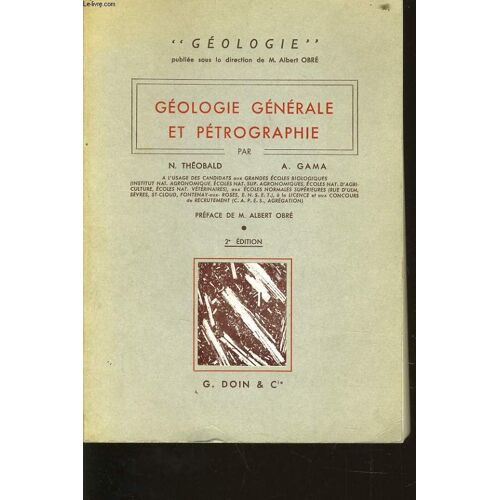 Geologie Generale Et Petrographie