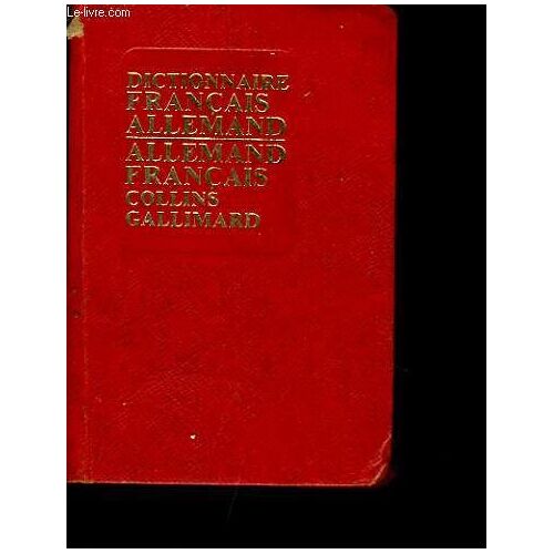 Dictionnaire Francais Allemand / Allemand Francais