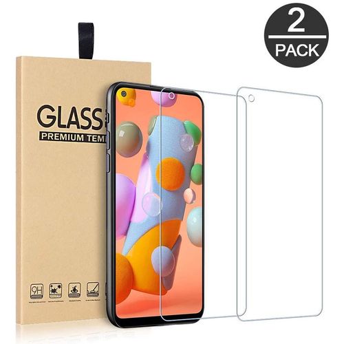 Protecteur D'ecran Galaxy A11, E-Lush [2 Unites] Verre Trempe Verre Pour Samsung Galaxy A11 Protecteur D'ecran Durete 9h Transparent Trempe
